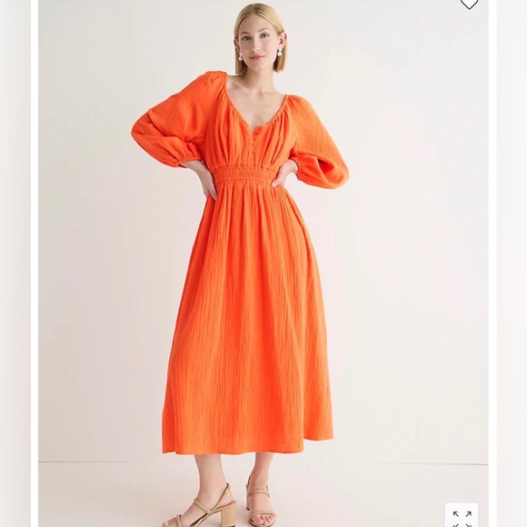 NWT J. Crew Soft Gauze Dress - Picture 3 of 7